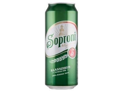 Soproni dobozos sör 0,5L: